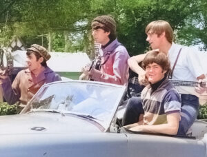 The 1960s music group The Monkees.